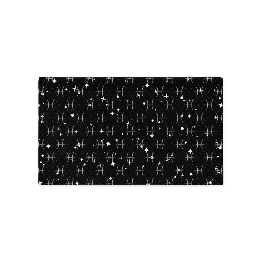 Pisces, Guided by the Stars Glyph Only, Pillow Case product image (2)