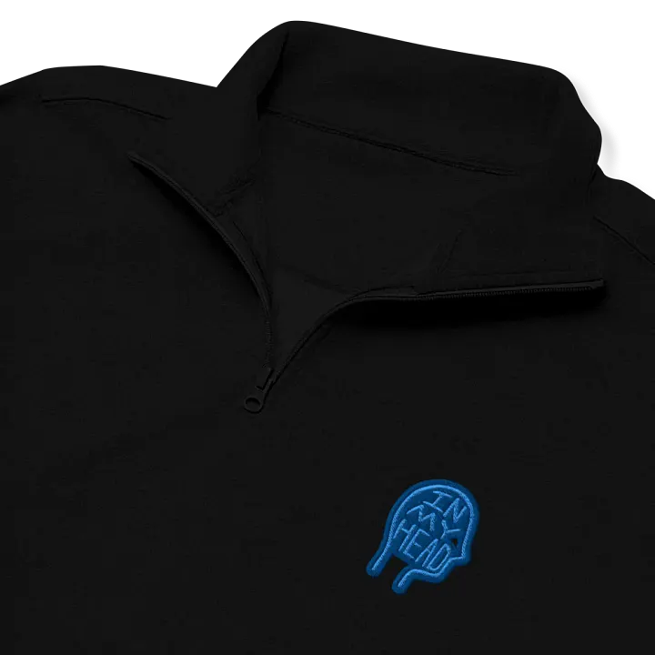 In My Head (lake design) embroidered quarter zip product image (1)