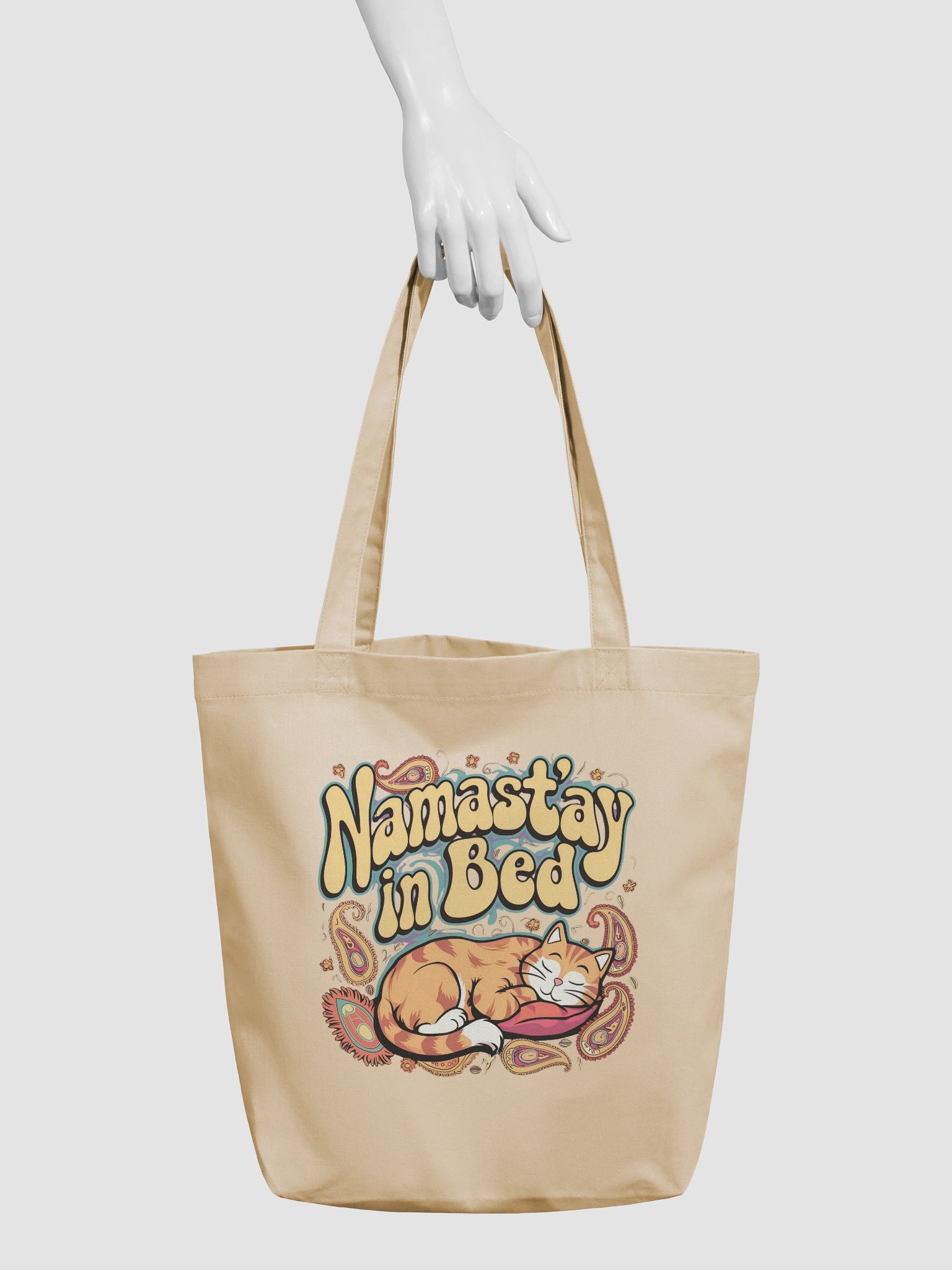 Namast'ay in Bed - Eco-Friendly Tote Bag product image (5)