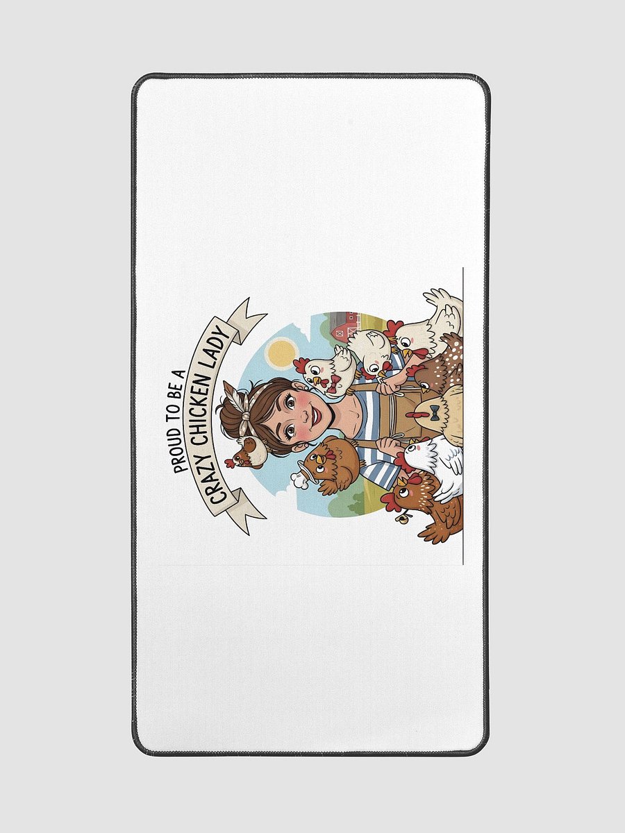 Crazy Chicken Lady Desk Mat product image (2)