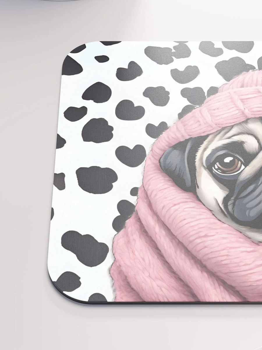 Dotted Pug Mouse Pad product image (7)