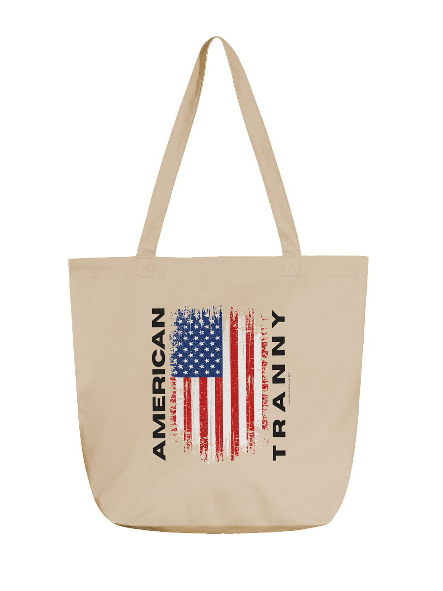 [Buck Angel Shop] American Tranny Full Flag - Tote Bag [tan] product image (1)