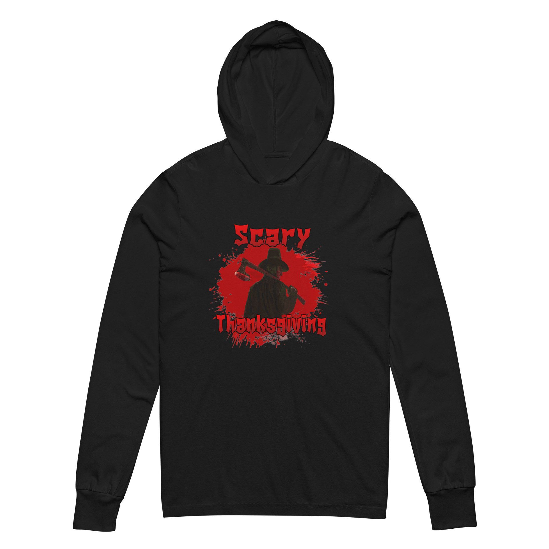 Scary Thanksgiving Axe Hoodie Long Sleeve Tee product image (2)