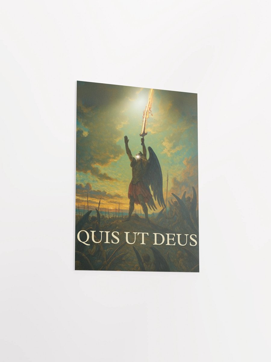 "Quis ut Deus?!" Poster product image (12)