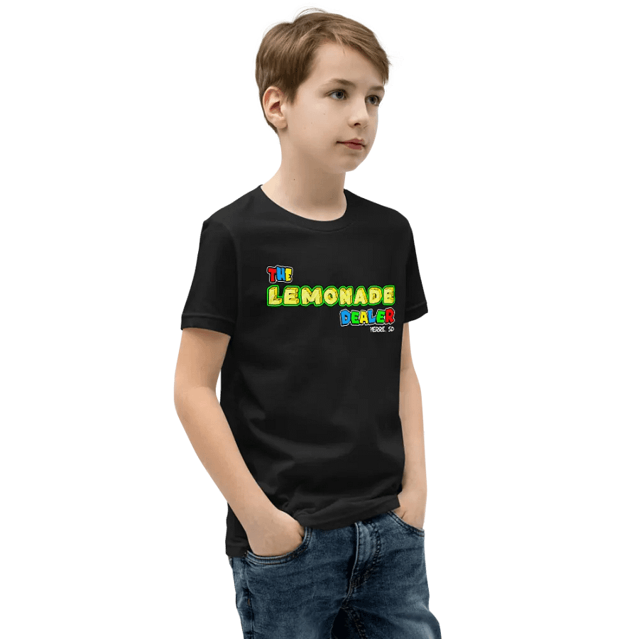 The Lemonade Dealer Kid's Black T-Shirt product image (4)