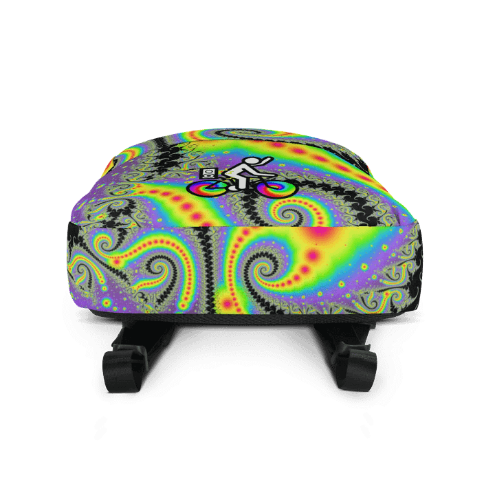 Fractal Bike Rave backpack - Fluorescent Nebula product image (2)
