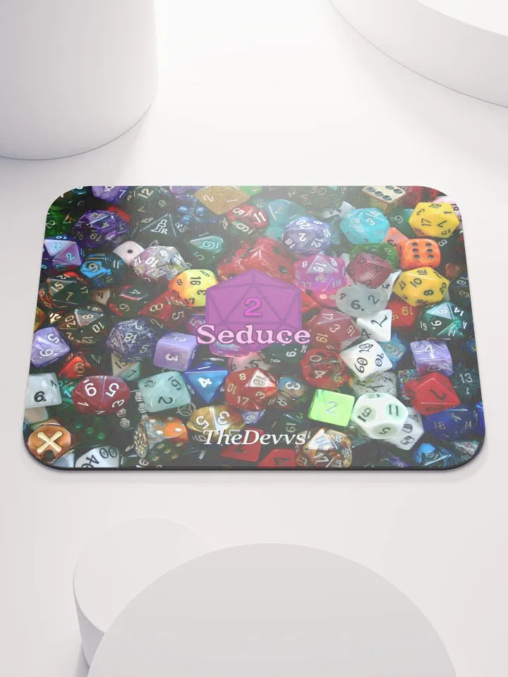 Simple Dice Mouse Pad product image (1)