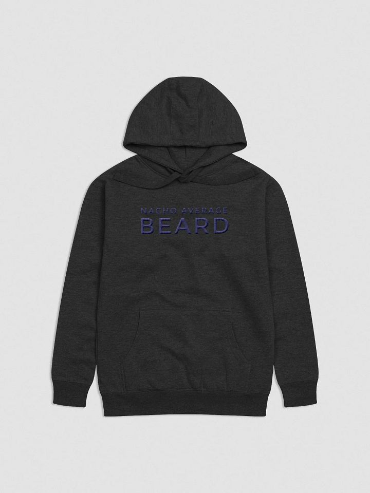 Men's Nacho Average Beard Hoodie (Navy Embroidery) product image (1)