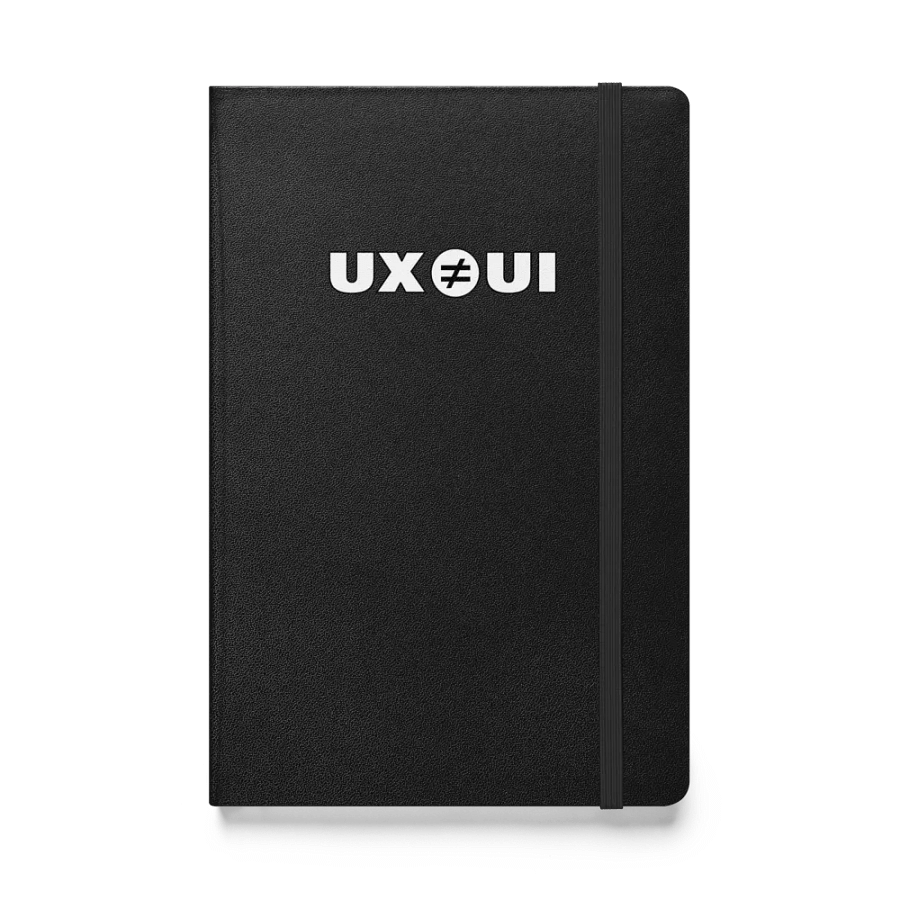 UX ≠ UI Hardcover Journal product image (1)