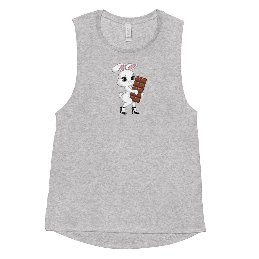 QOS Snow bunny with chocolate bar flowy tank top product image (58)