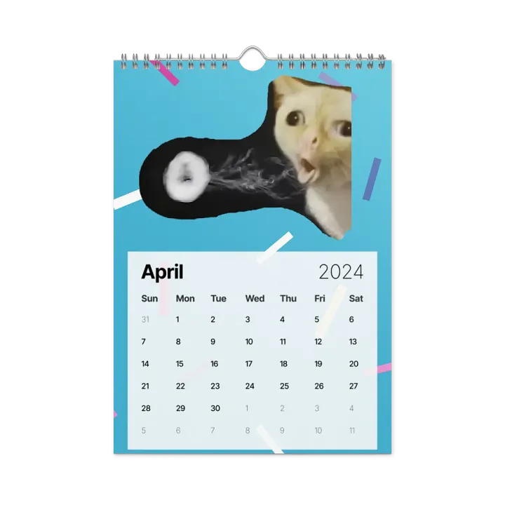 Wall Calendar (2024): Meme Cats product image (2)