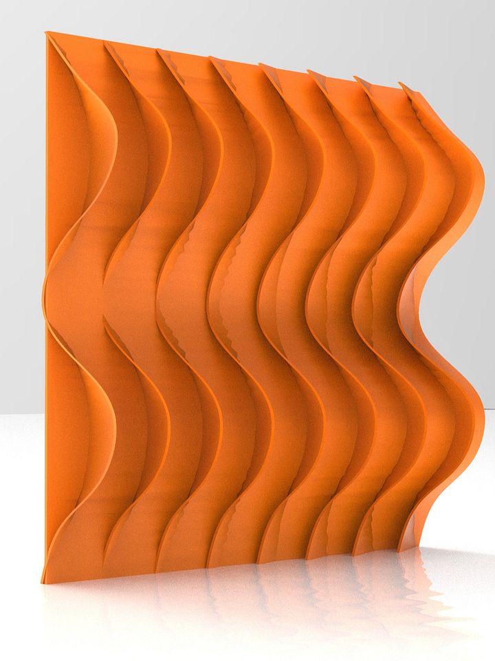 Parametric Curve Facade Design Grasshopper Rhino Files Download product image (1)