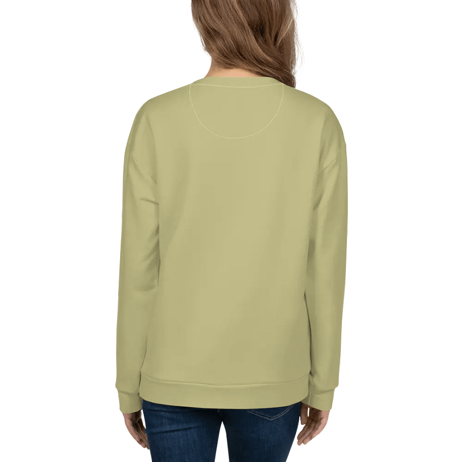 Plain Medium Yellow True Summer Unisex Recycled Polyester Heavyweight Premium Sweatshirt by Treasure Pie product image (8)