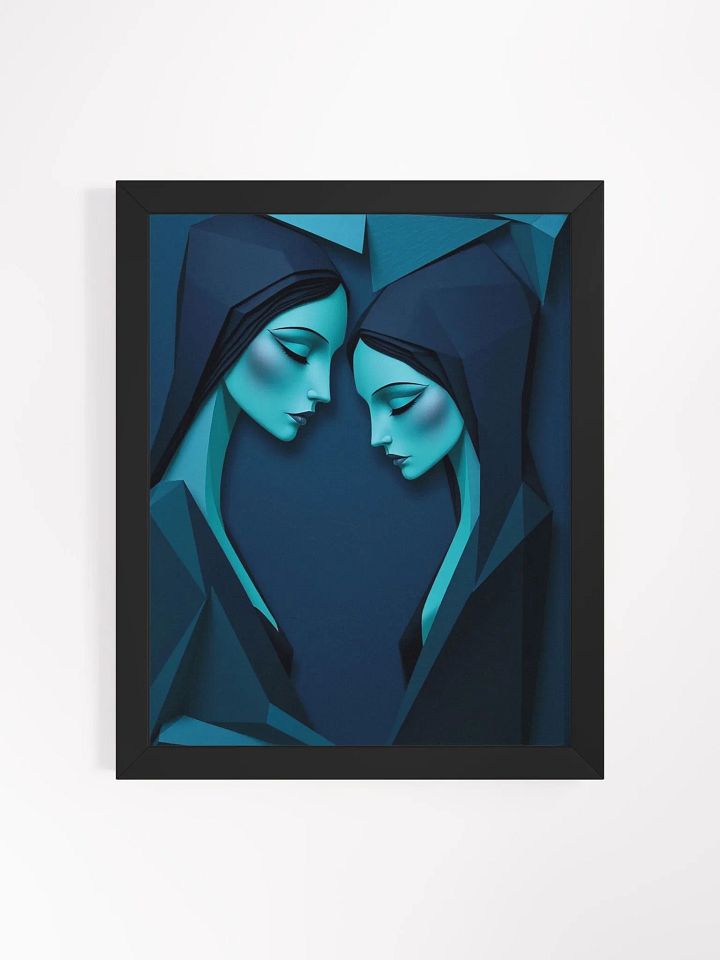 Symmetry in Blue Framed Print product image (6)
