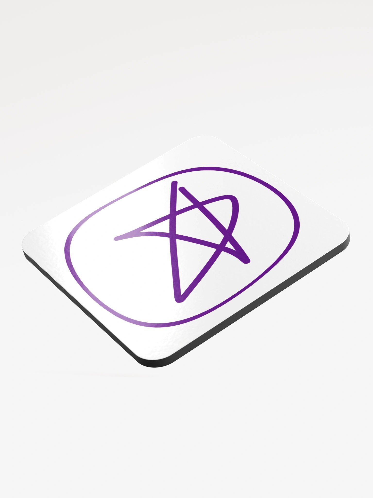 Starry Glossed Cork Coaster product image (3)