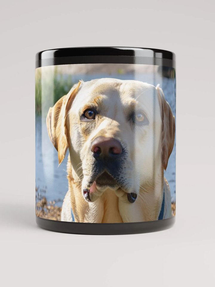 Black Glossy Mug for Dog Lovers and Nature Enthusiasts product image (1)