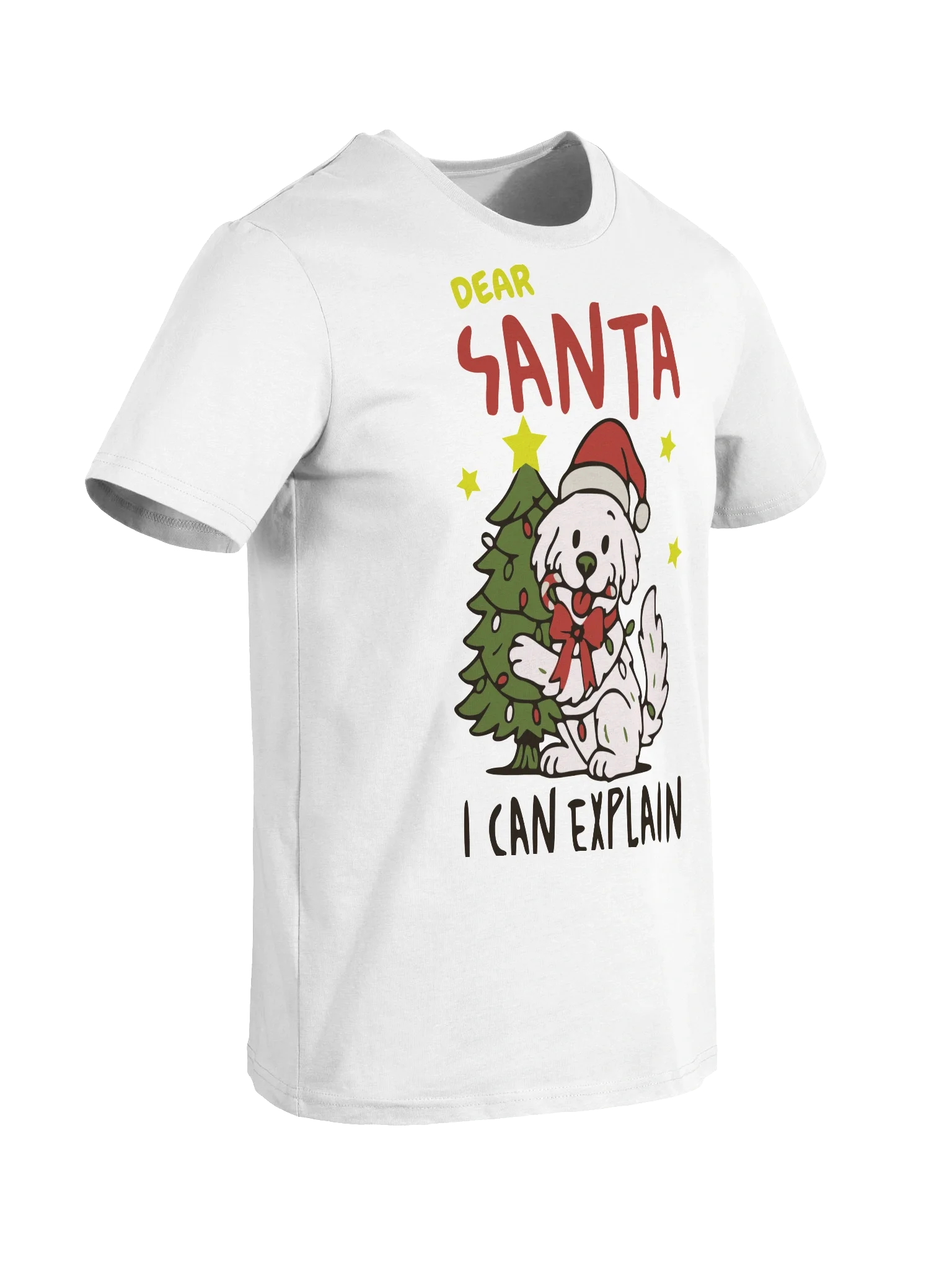 Dear Santa Dog Christmas T-Shirt product image (22)