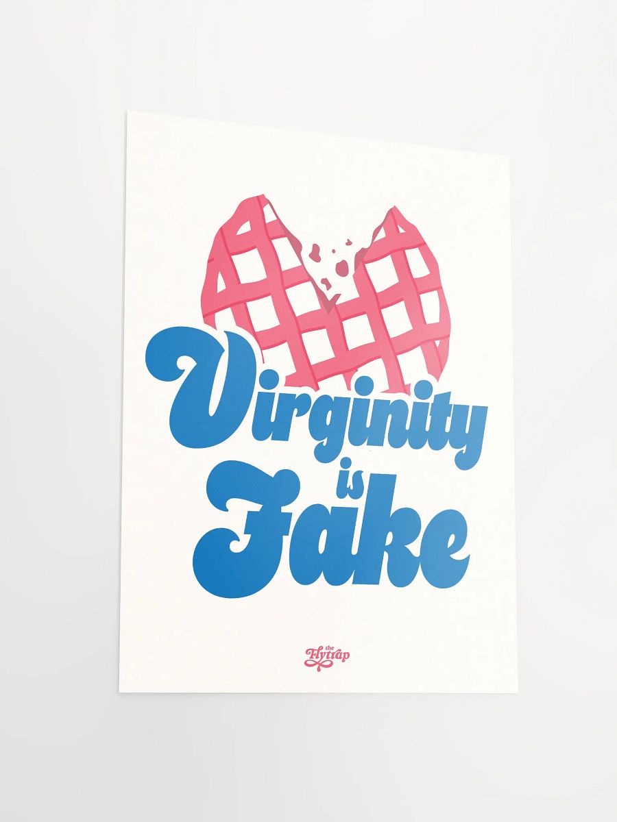 Virginity is Fake 12x16 poster product image (3)
