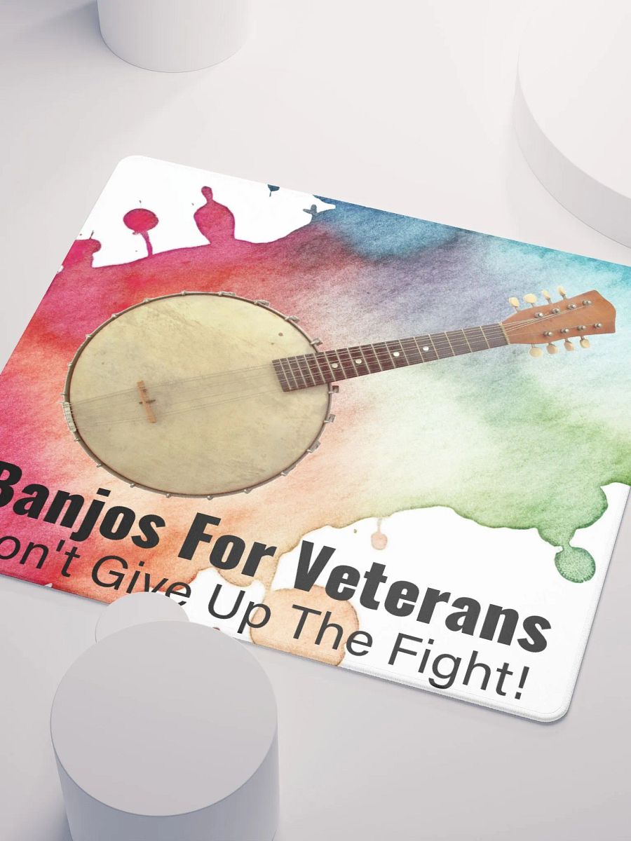 Banjos For Veterans (B4V) Artwork Gaming Mouse Pad product image (3)