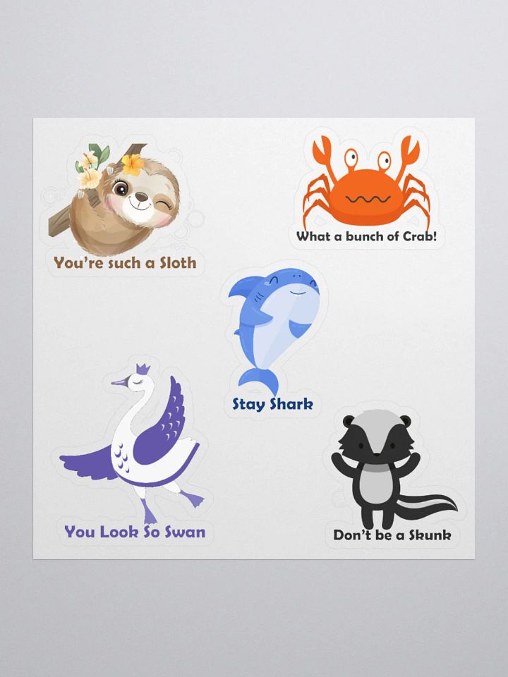 Animals Pun Stickers Set product image (1)