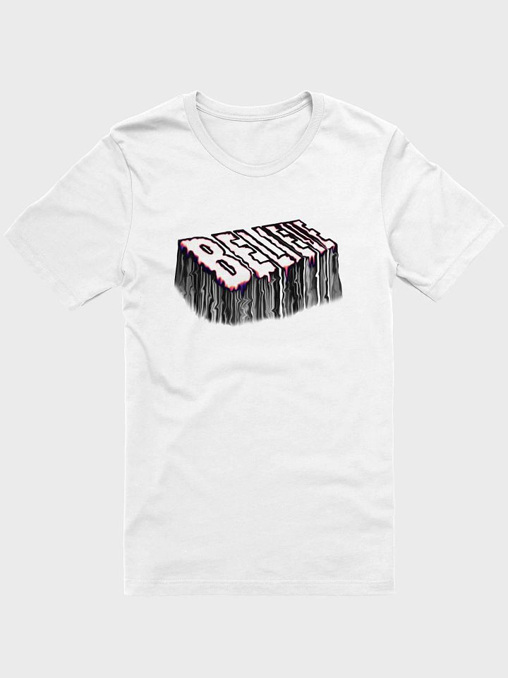 "Believe" typography t-shirt product image (5)