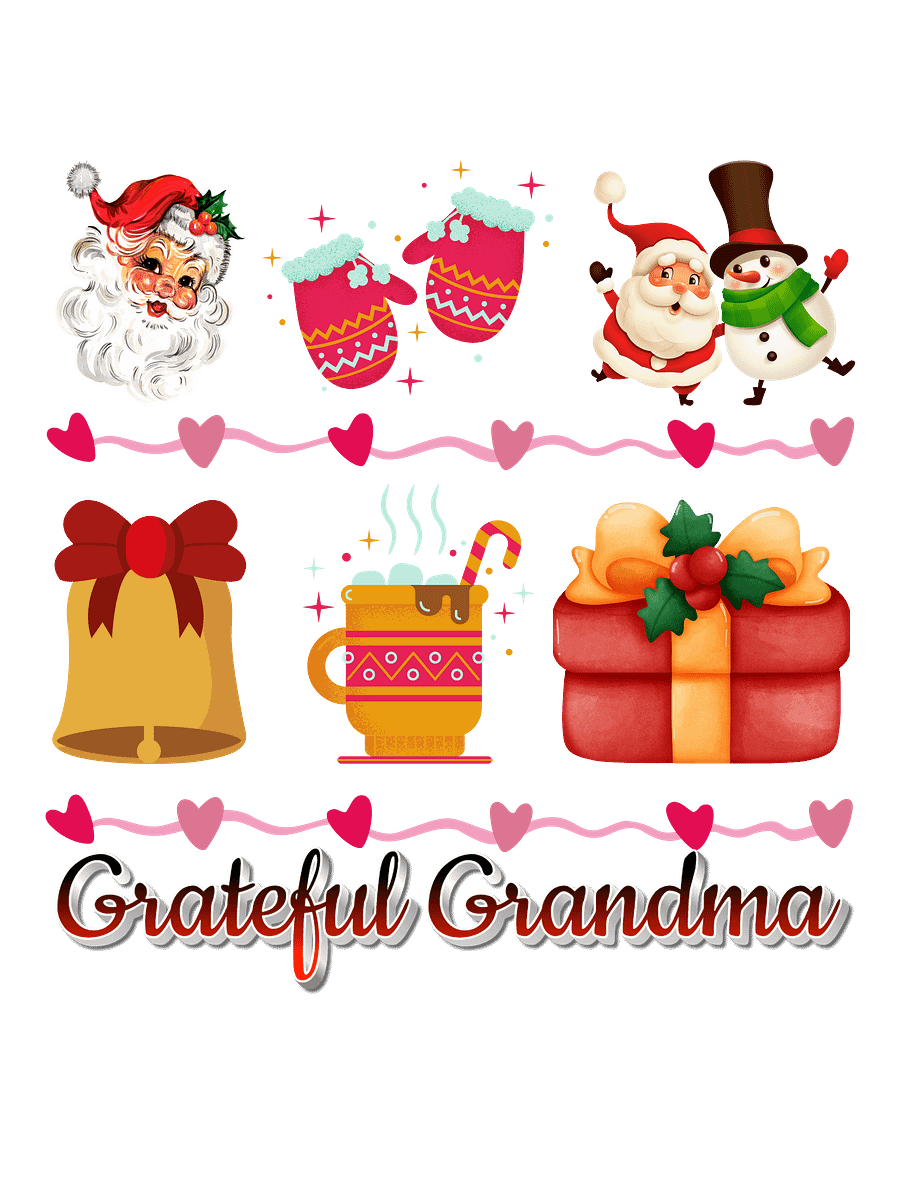 Festive Grateful Grandma Tee product image (4)