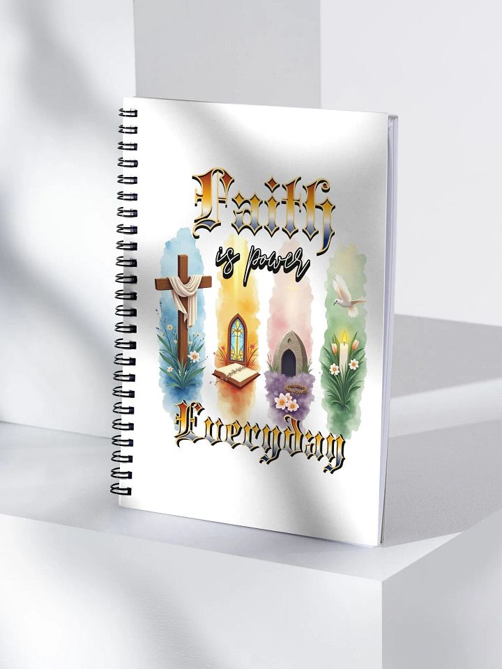 Faith Is Power Everyday Reflections Spiral Notebook product image (1)