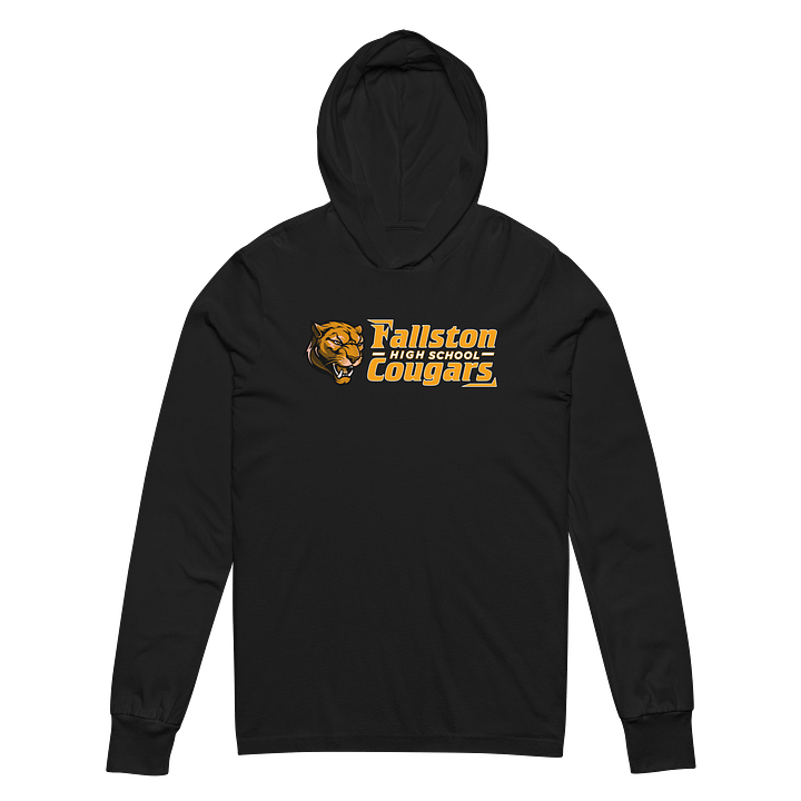 Fallston HS - Cougar Long Sleeve Tee Hoodie product image (2)