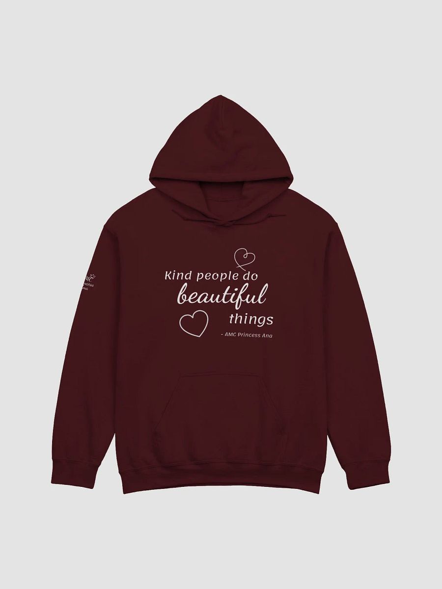 Kind people... PULLOVER Hoodie - White text product image (1)