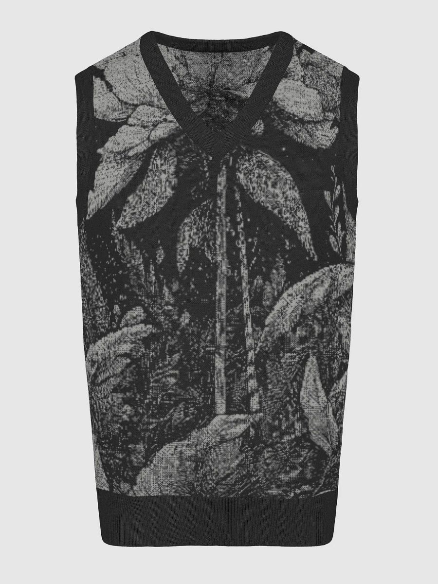 Noir Jungle Knitted V-Neck Vest product image (11)