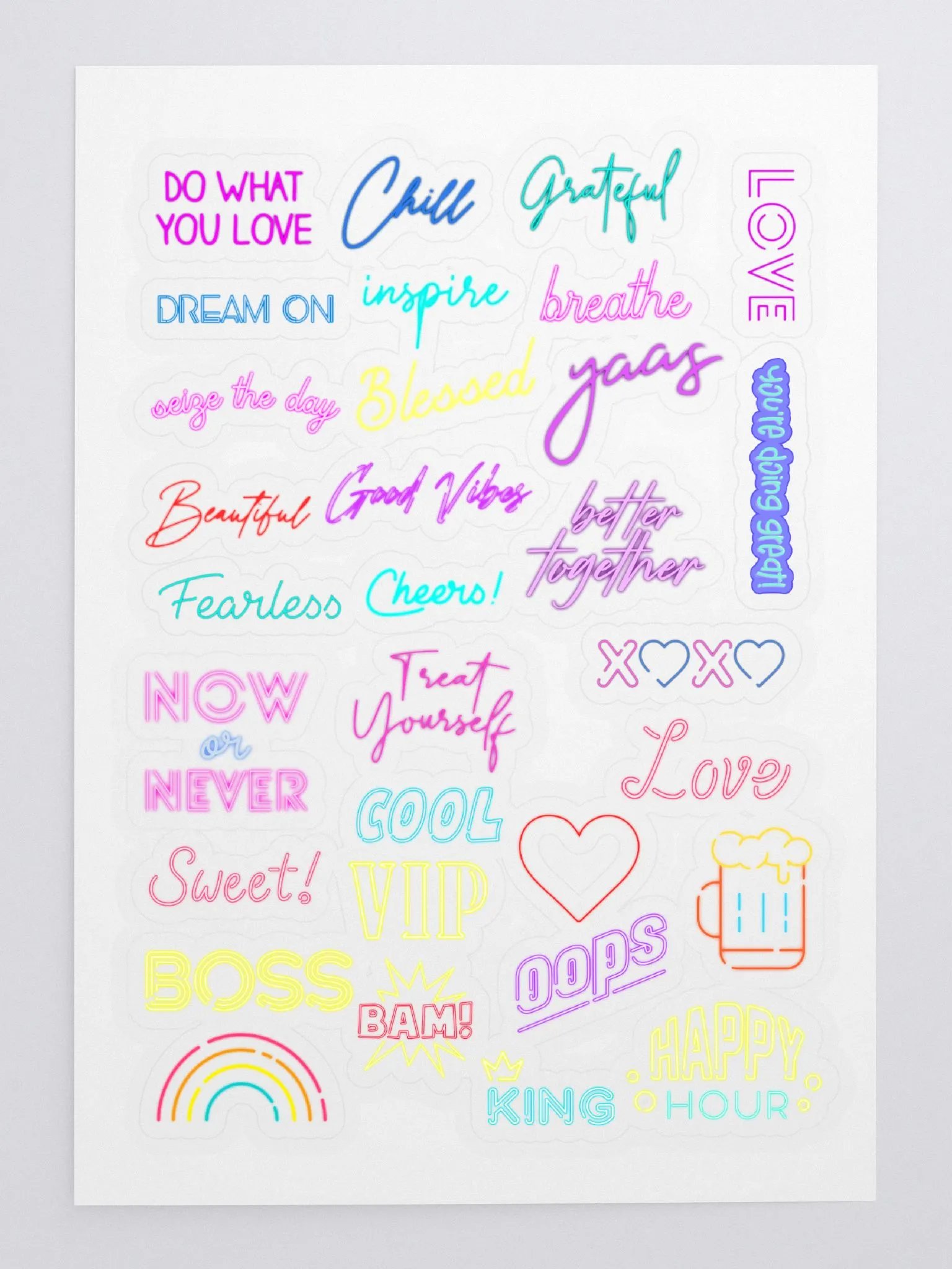 Lovely Motivational Sticker Sheet product image (3)