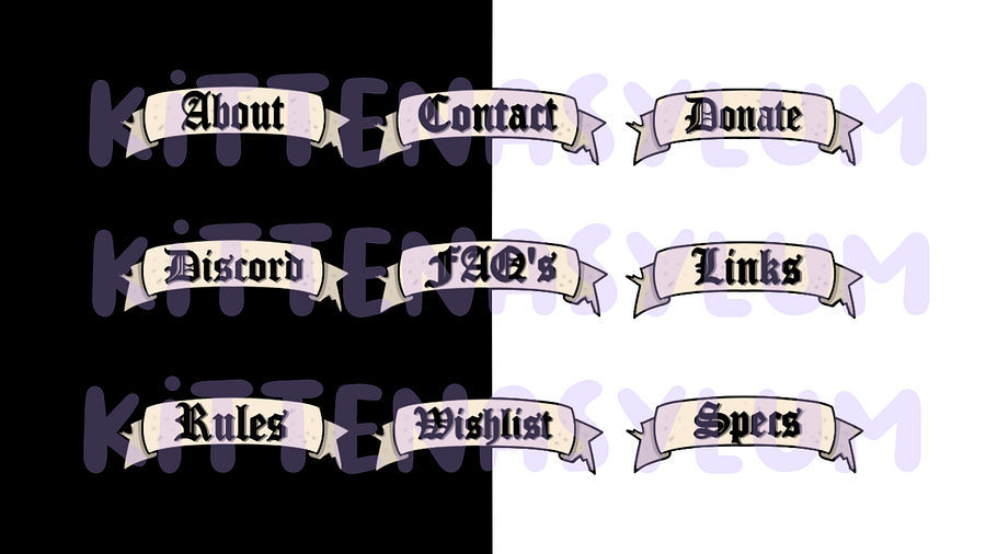 Ye Old📜 - Twitch/Kick Panels product image (1)