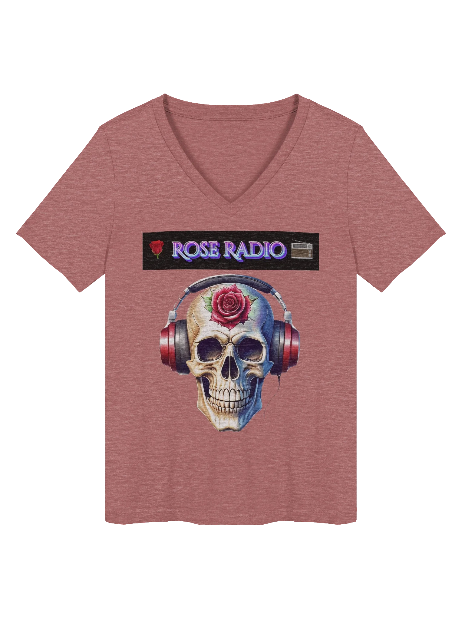 RR Women's V Tee w/ bar (bright colors) product image (3)