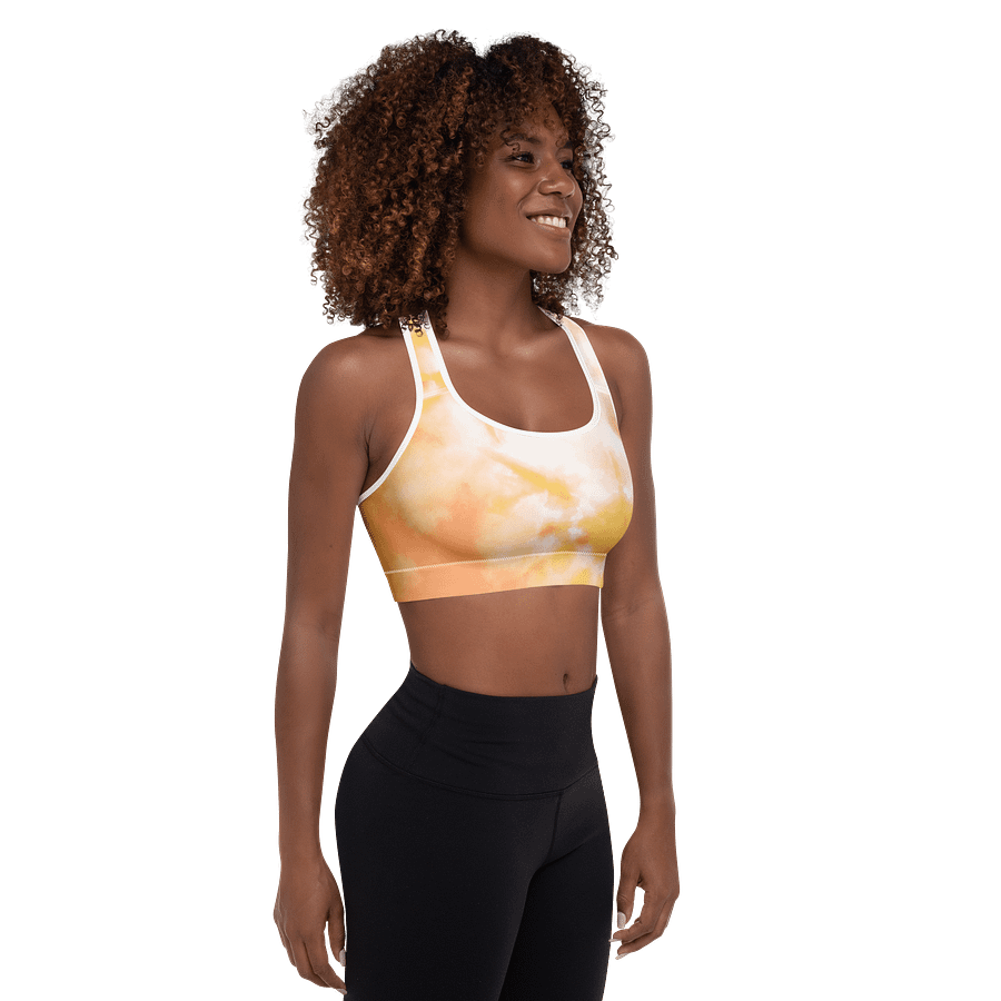 Radiant Burst Tie-Dye Padded Sports Bra product image (6)