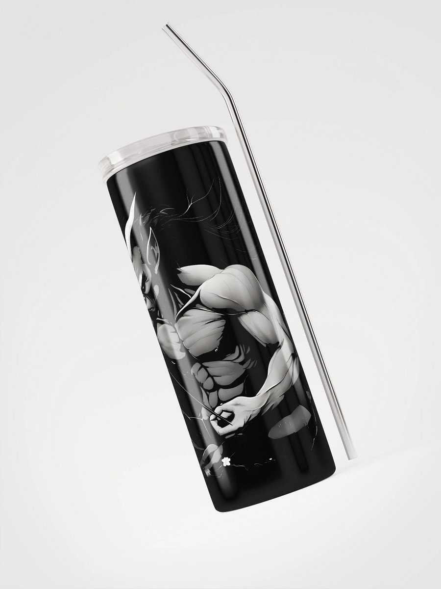 Intimidating Oni Demon Art - Japanese Mythology Illustration Stainless Steel Tumbler product image (3)