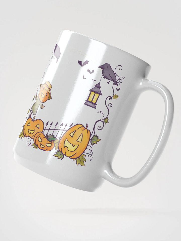 Halloween Season Colorful Pattern White Shiny Mug product image (2)