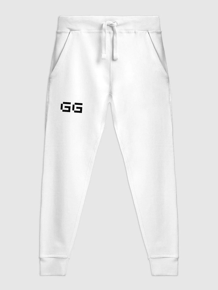White Comfort Fleece Joggers product image (1)