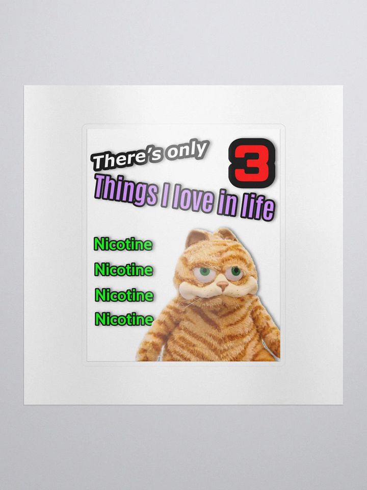 Nicotine Sticker product image (1)