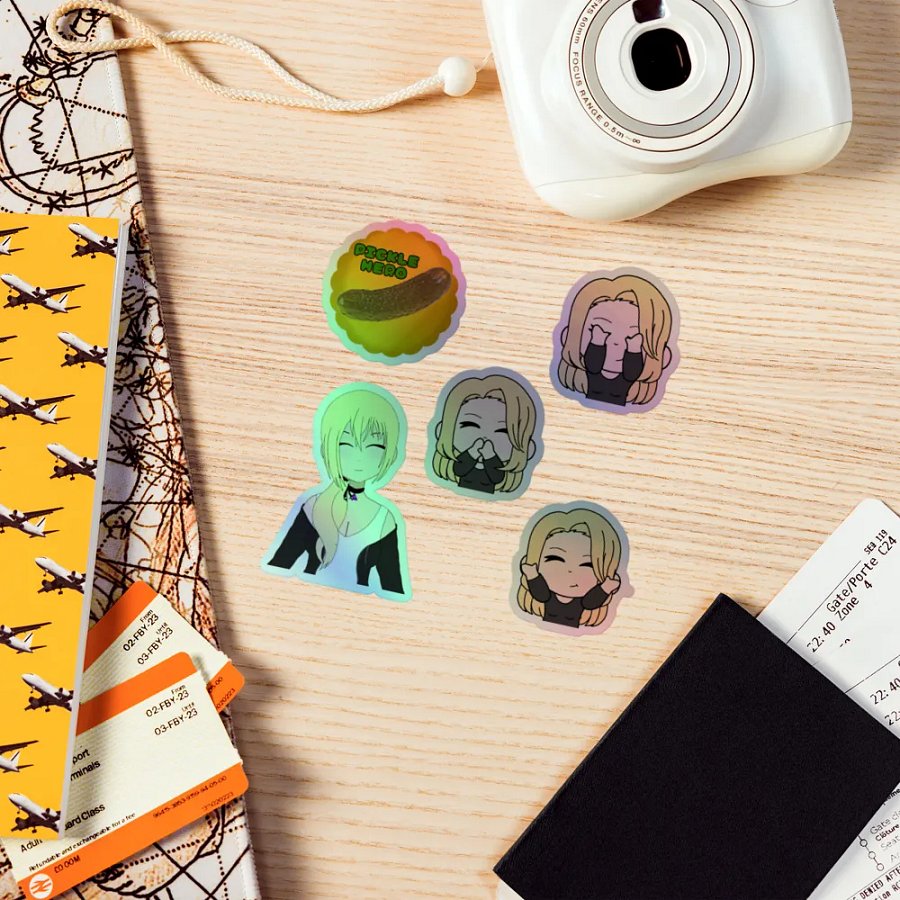 Pickle Hero Emotion Expressions Sticker Set product image (5)