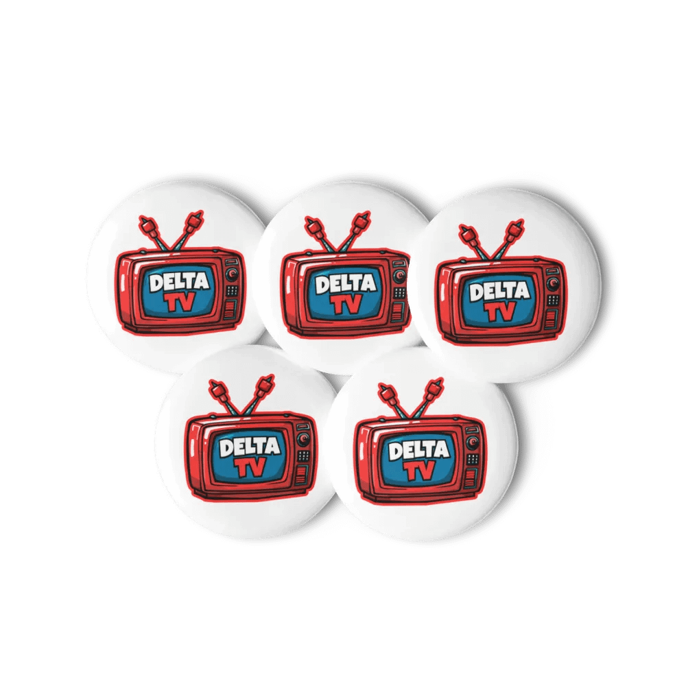 DeltaTV Logo Pin Button Set product image (2)