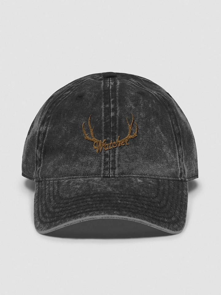 Watcher With Stag Antlers Vintage cap product image (3)