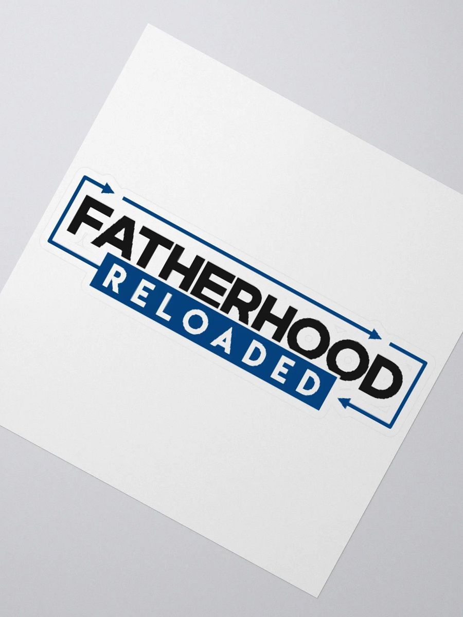 Fatherhood Reloaded Logo Sticker product image (2)
