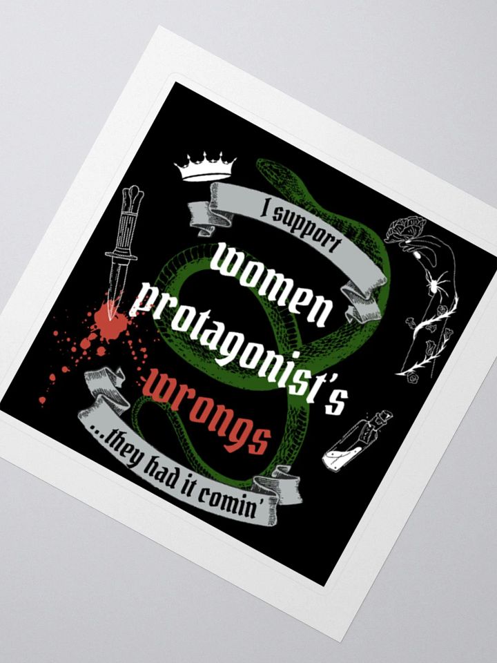 Rebellious Protagonist Empowerment: They Had It Comin' Sticker product image (5)