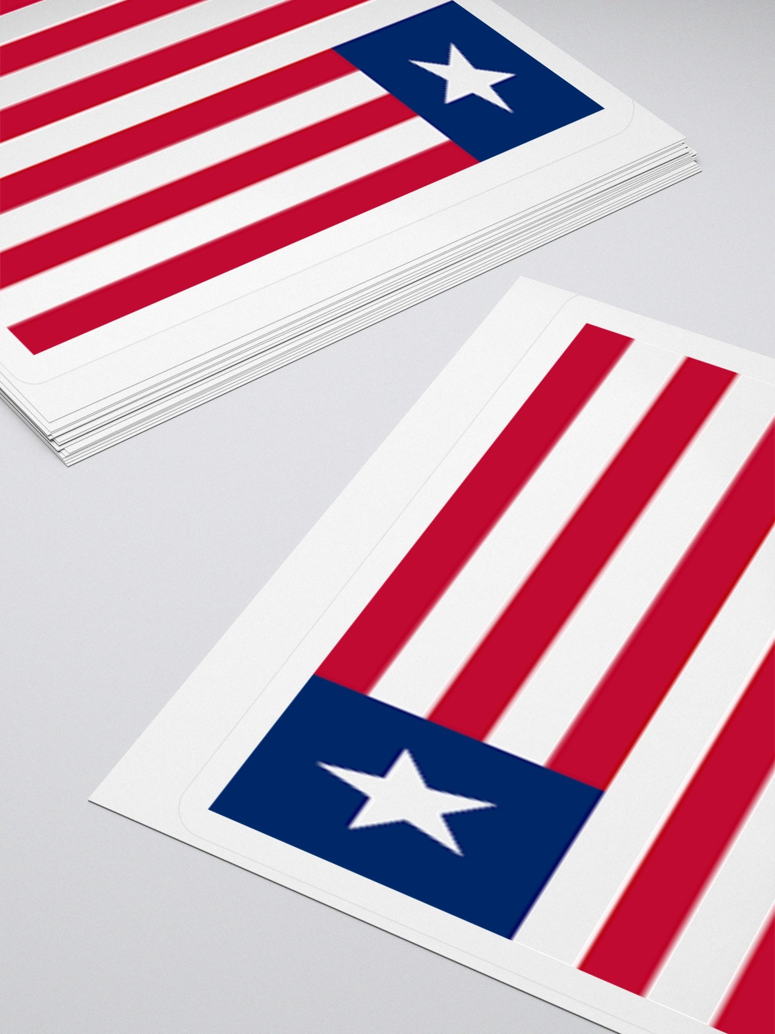 Liberia Flag Sticker | Single Star Design | Durable Vinyl | 3 Sizes product image (11)