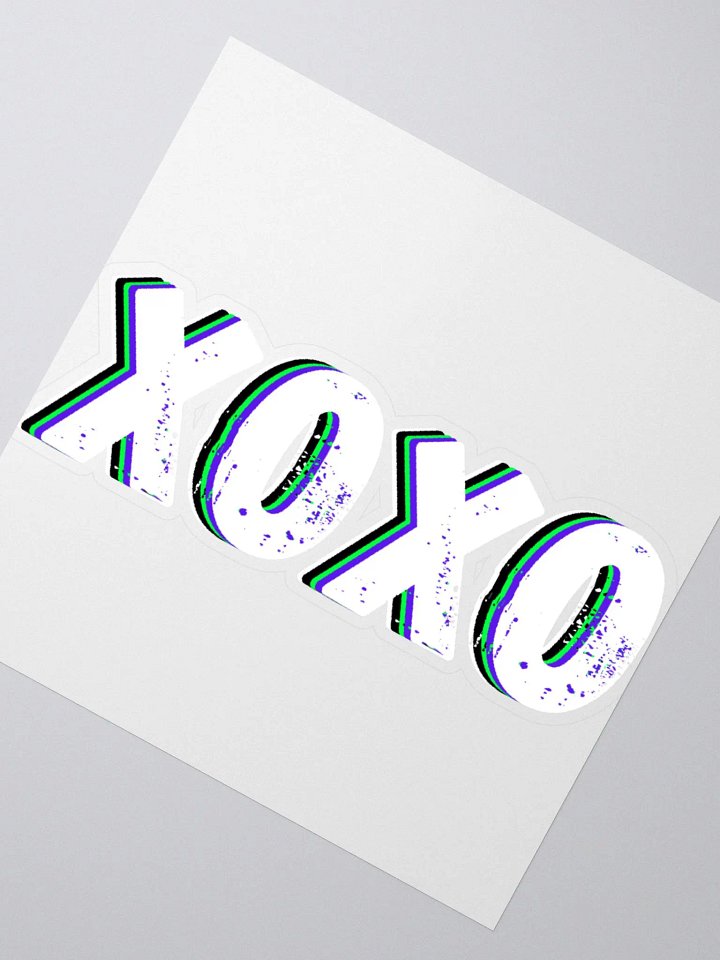 XOXO Sticker - White product image (2)