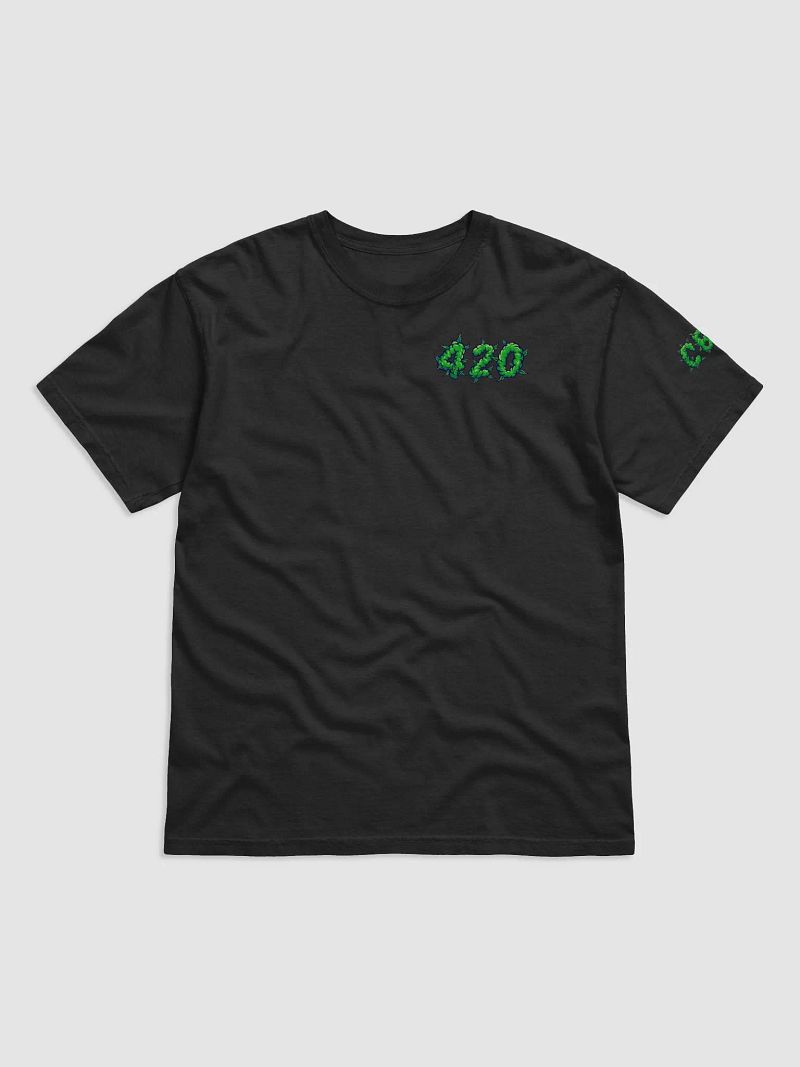 420 Leaf Pattern Heavyweight Tee