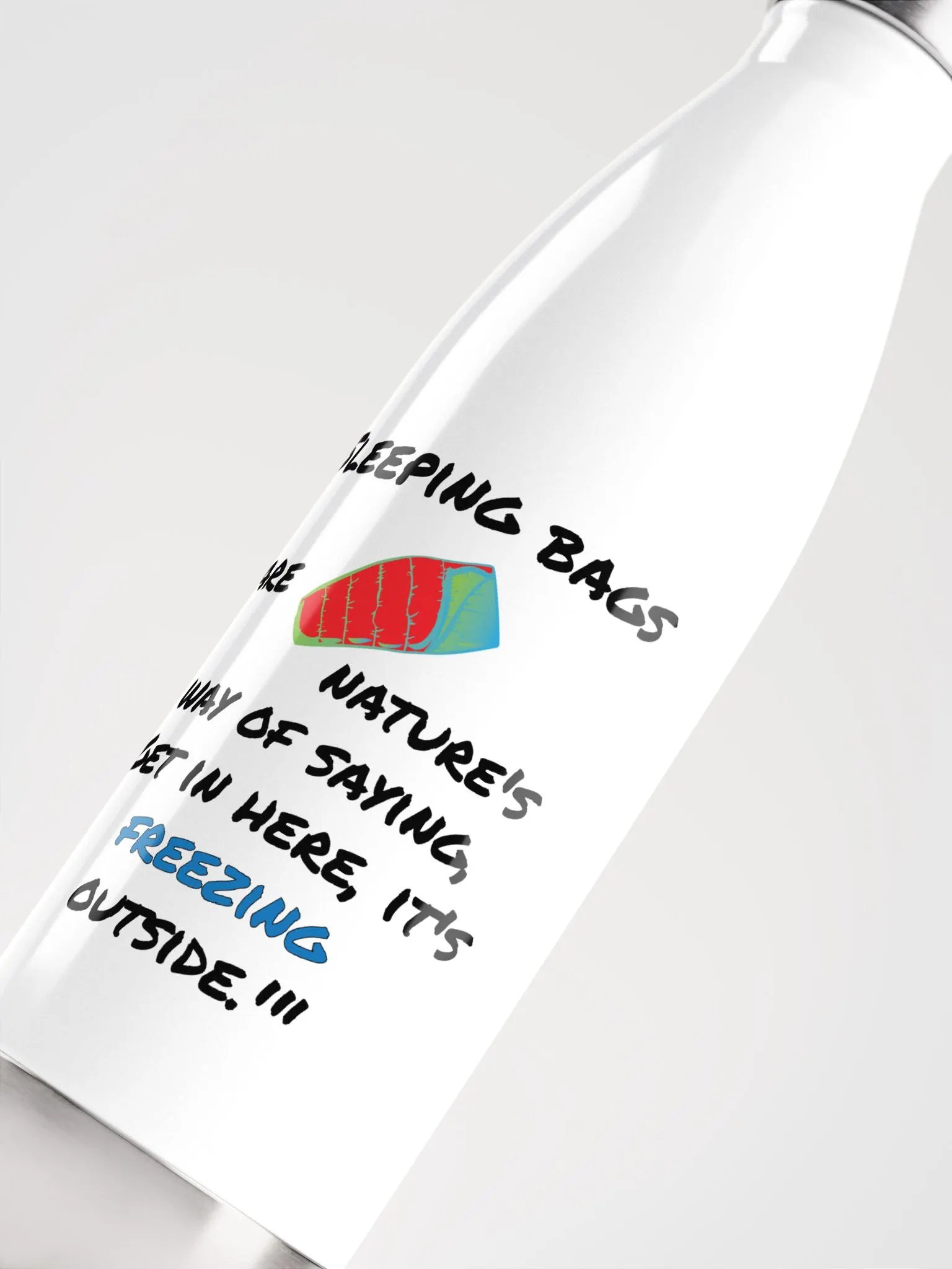Freezing Bites Stainless Steel Water Bottle product image (5)