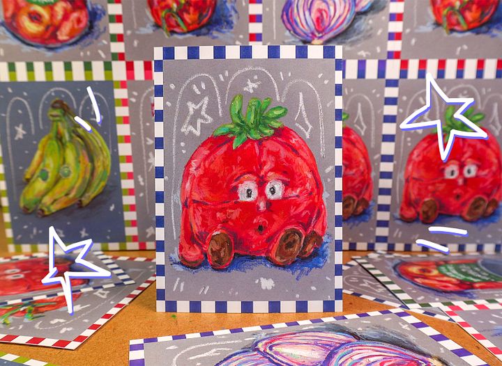 BIG TOMATO BOY Postcard product image (1)