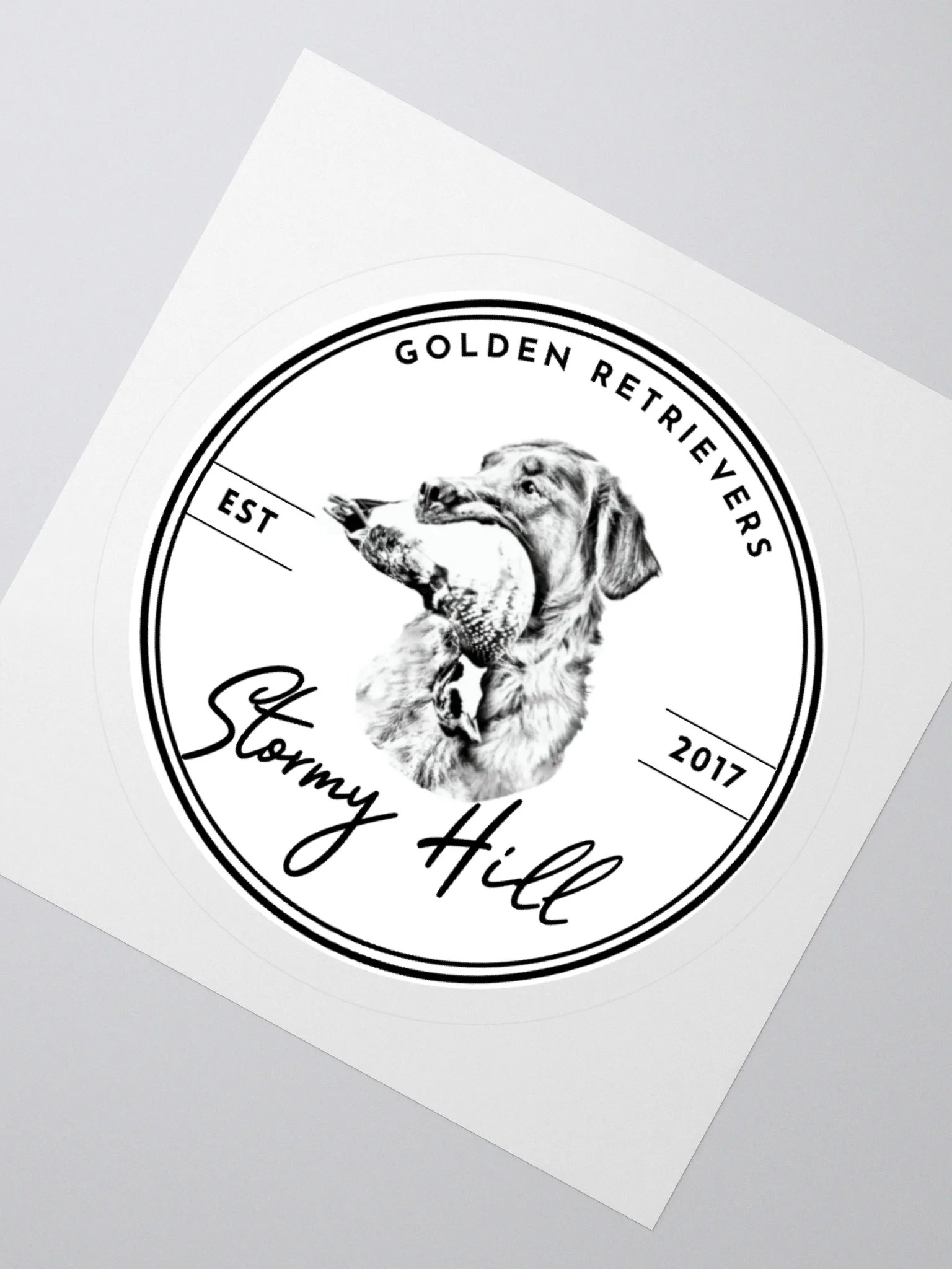 Stormy Hill Golden Retrievers Stickers product image (4)