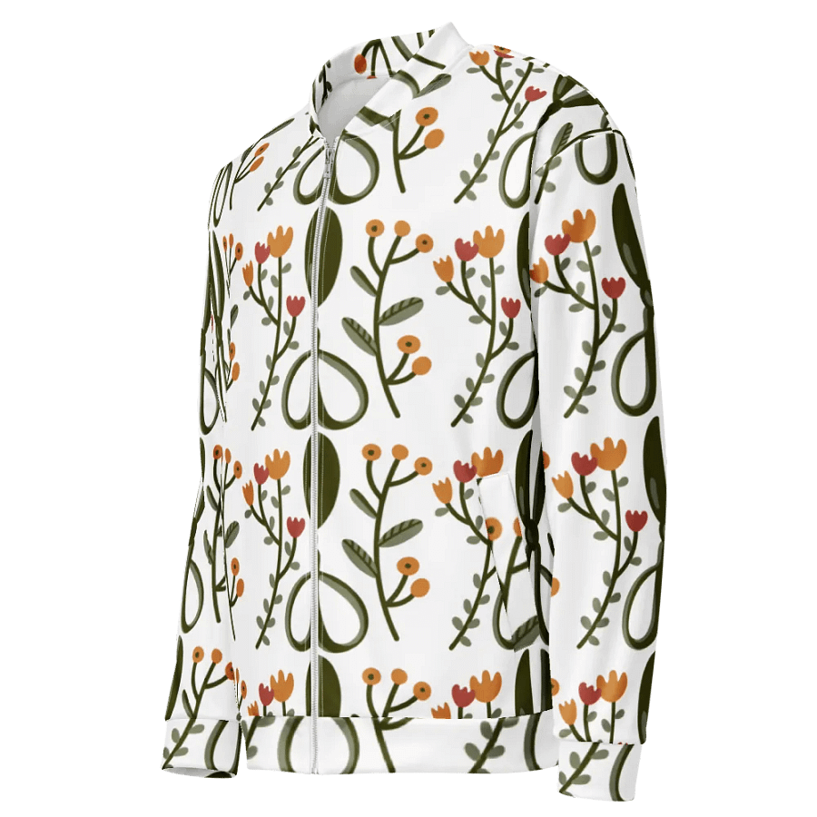 Botanical Bliss All-Over Print Bomber Jacket product image (7)